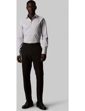 Camisa de vestir Hombre de tejido técnico slim lisa - Calvin Klein - FashionsVida