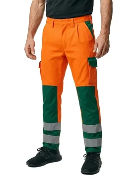 Pantalon De Travail Safe Compete 07179 Hi-Vis Orange / Green 56 - MASCOT - FashionsVida