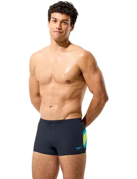 Hyperboom Swimming Shorts Anthracite / Hyper Teal 36 Men - Speedo - FashionsVida