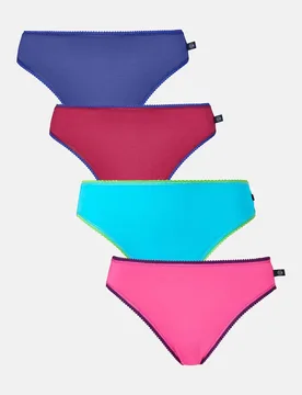 Womens Lucky Dip High Leg Knickers - - Size: XS - British Boxers - FashionsVida
