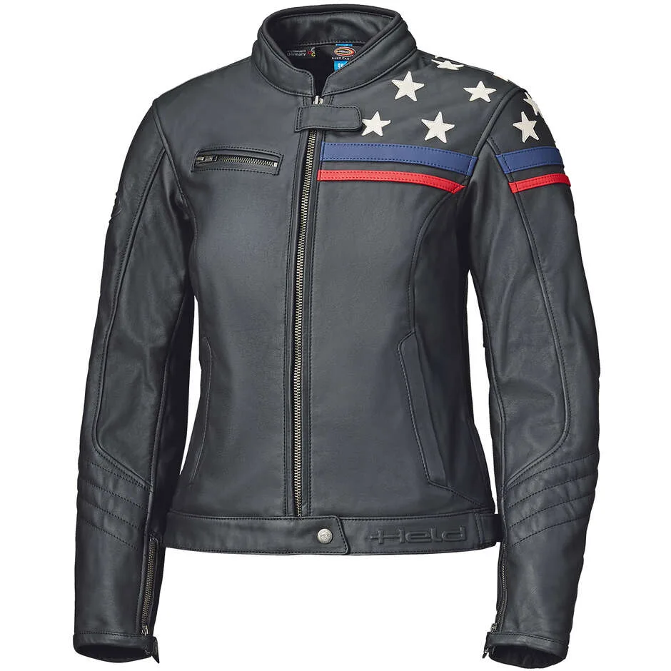 Giacca Moto Donna Midway Black Star taglia 36 - Held - FashionsVida
