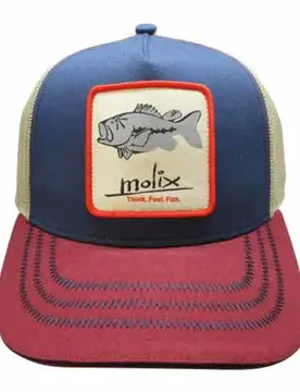 Black Bass Cap Navy / Cream One Size Men - Molix - FashionsVida
