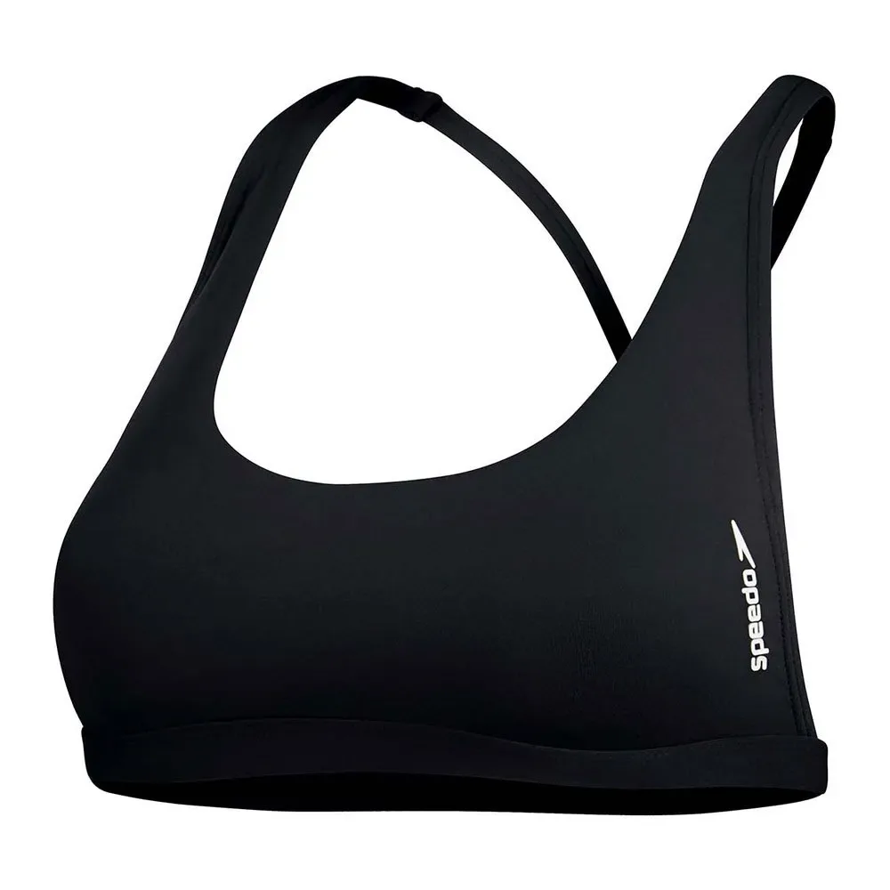 Solid Convertible Bikini Top Anthracite 2XS Women - Speedo - FashionsVida
