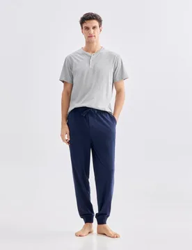 Pantalon pijama largo punto hombre - Dustin - FashionsVida