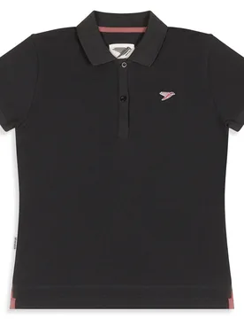 Women's Earhart Polo Shirt - Charcoal - Silverstick - FashionsVida