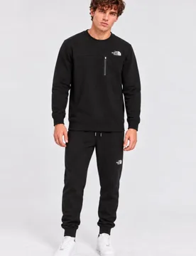 Mens M Tech New Peak Pullover Tracksuit Set In Black - The North Face - FashionsVida