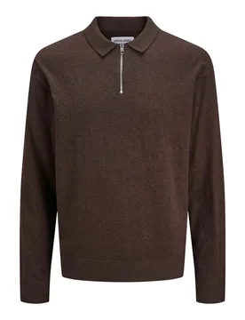 Polo A Maniche Lunghe Emil Mulch / Twist M - Jack & jones - FashionsVida