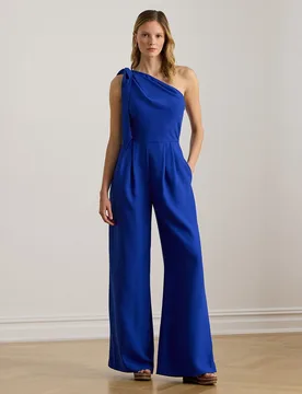 Mono de mujer asimétrico con maxi lazo - Lauren Ralph Lauren - FashionsVida