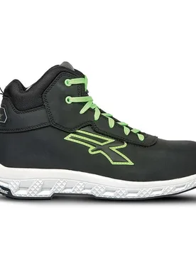 Chaussures De Sécurité Alanis Esd S3s Ci Hi Hro Fo Sr Black / Green EU 40 - U-Power - FashionsVida