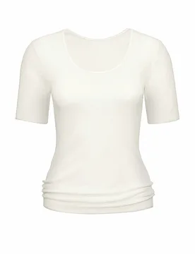 T-shirt EXQUISITE blanc crème 40 - Mey - FashionsVida