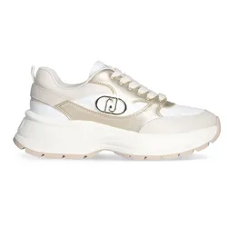 Baskets Eva 06 Calf Leather/Metalli Milk/Light Gold EU 36