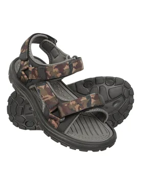Camo Crete Mens Sandals - Green - Green - Size: 8 - Mountain Warehouse - FashionsVida