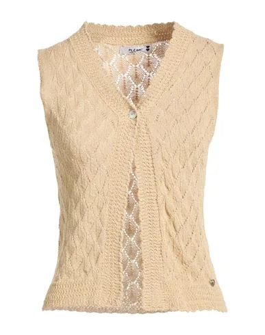 Strickjacke Damen Sand ONESIZE Damen - Please - FashionsVida