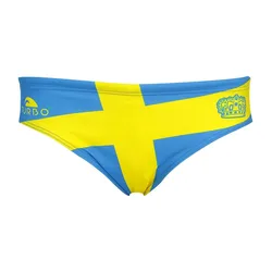Sweden Swimming Brief Royal / Yellow L Men