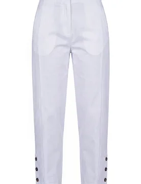 Pantaloni - 471244 - Bianco - AnnaRita N - FashionsVida