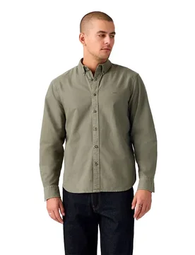 Camicia A Maniche Lunghe Authentic Button Down Mulled Basil S - Levi´s ® - FashionsVida