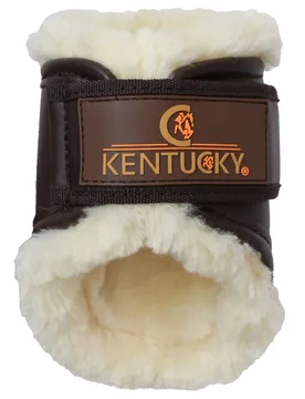 Arbeitsgamaschen LEATHER hinten kurz braun - Kentucky Horsewear - FashionsVida