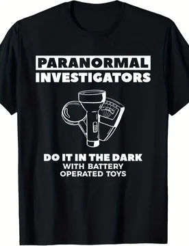 Paranormal Investigators Do It in The Dark Hunting T-Shirt 100% Cotton O-Neck Short Sleeve Summer Casual Mens T-shirt Streetwear - Aliexpress - FashionsVida