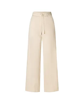 Pantalones de yoga Ojas para mujer crema S - Spirit Of Om - FashionsVida
