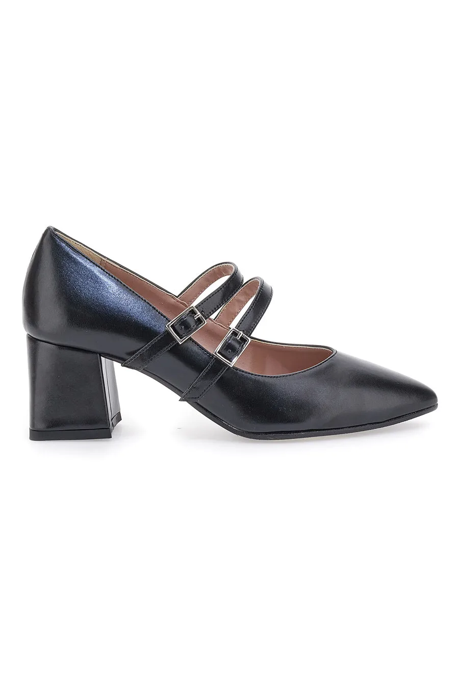 Décolleté Nero con doppio cinturino 775 37 - PITTARELLO CLASS - FashionsVida