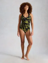 High Waisted Bikini Bottoms Green Mix female