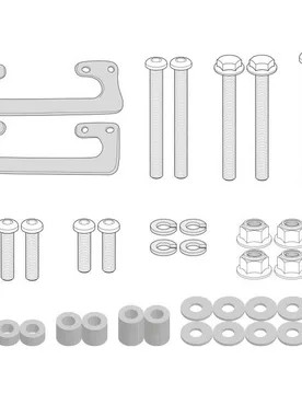 Kit Specifico Givi 9053KITK per Montare l'Attacco Posteriore taglia un - Kappa - FashionsVida