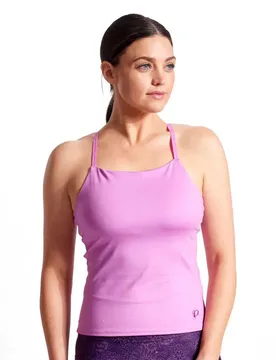 Izumi Maglietta Senza Maniche Prospect Built-in Bra Medium Support Wild Orchid - Pearl - FashionsVida