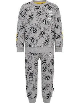 Tuta Maya Aop Grey Melange 74 cm - Hummel - FashionsVida