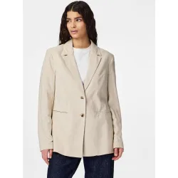 Pieces - Blazer de mujer de lino