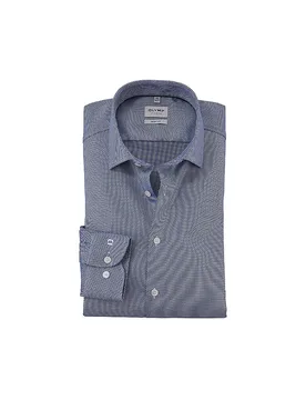 Hemd Slim Fit dunkelblau 44 Herren - OLYMP LEVEL FIVE - FashionsVida