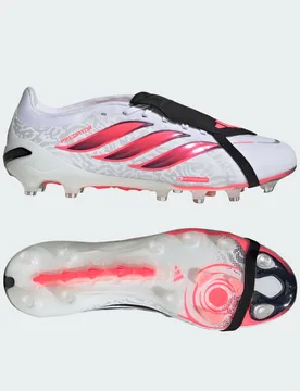 Scarpa da calcio Predator Pro Fold-Over Tongue Artificial Ground 47 1/3 Cloud White / Solar Turbo / Core Black - Adidas - FashionsVida