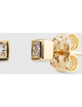 Pendientes Geometry de oro y diamantes - El Corte Inglés - FashionsVida