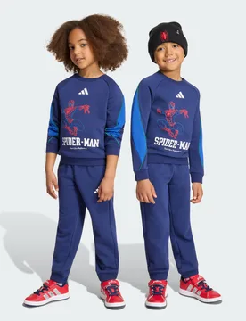 JOGGER SPIDER-MAN MARVEL 18-24M Dark Blue / White / Royal Blue - Adidas - FashionsVida
