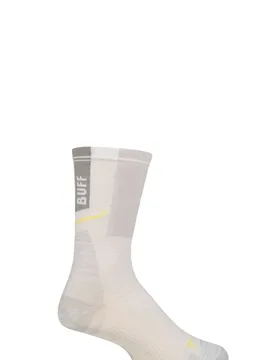 Mens and Women's 1 Pair BUFF Run COOLNET® Crew Length Socks White L - White - Size: Large - SockShop - FashionsVida