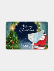 Christmas Santa E-Gift Card No Colour