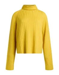 Rollkragenpullover Damen Gelb 32,34,36,38,40 Damen