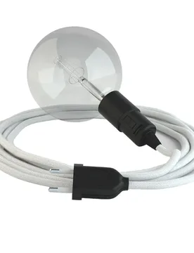 Cables Suspension Luminaire Rc01 3 M White / Black One Size - Creative - FashionsVida