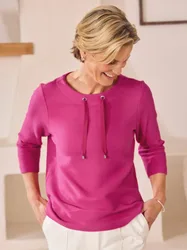 Ottoman-Sweatshirt - Fuchsia - female - Size: 50