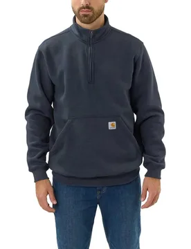 Sweat à Demi-zip Loose Fit Midweight New Navy 2XL - Carhartt - FashionsVida