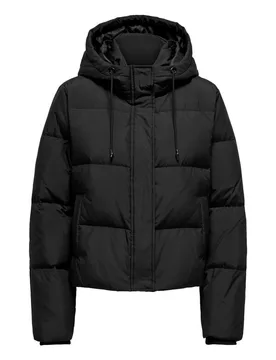 Winterjacke - ONLFREJA LIFE SHORT DB JACKET OTW NOOS - XS bis XL - für Damen - Größe L - schwarz - Frauen - female - Only - FashionsVida