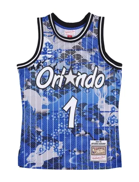 Canotta Basket Uomo Nba Ah Swingman Jersey 5.0 Hardwood Classics 1994 No 1 Penny Hardaway Orlmag Blue - Mitchell & Ness - FashionsVida