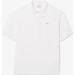 Polo de hombre de piqué grueso de corte amplio de manga corta