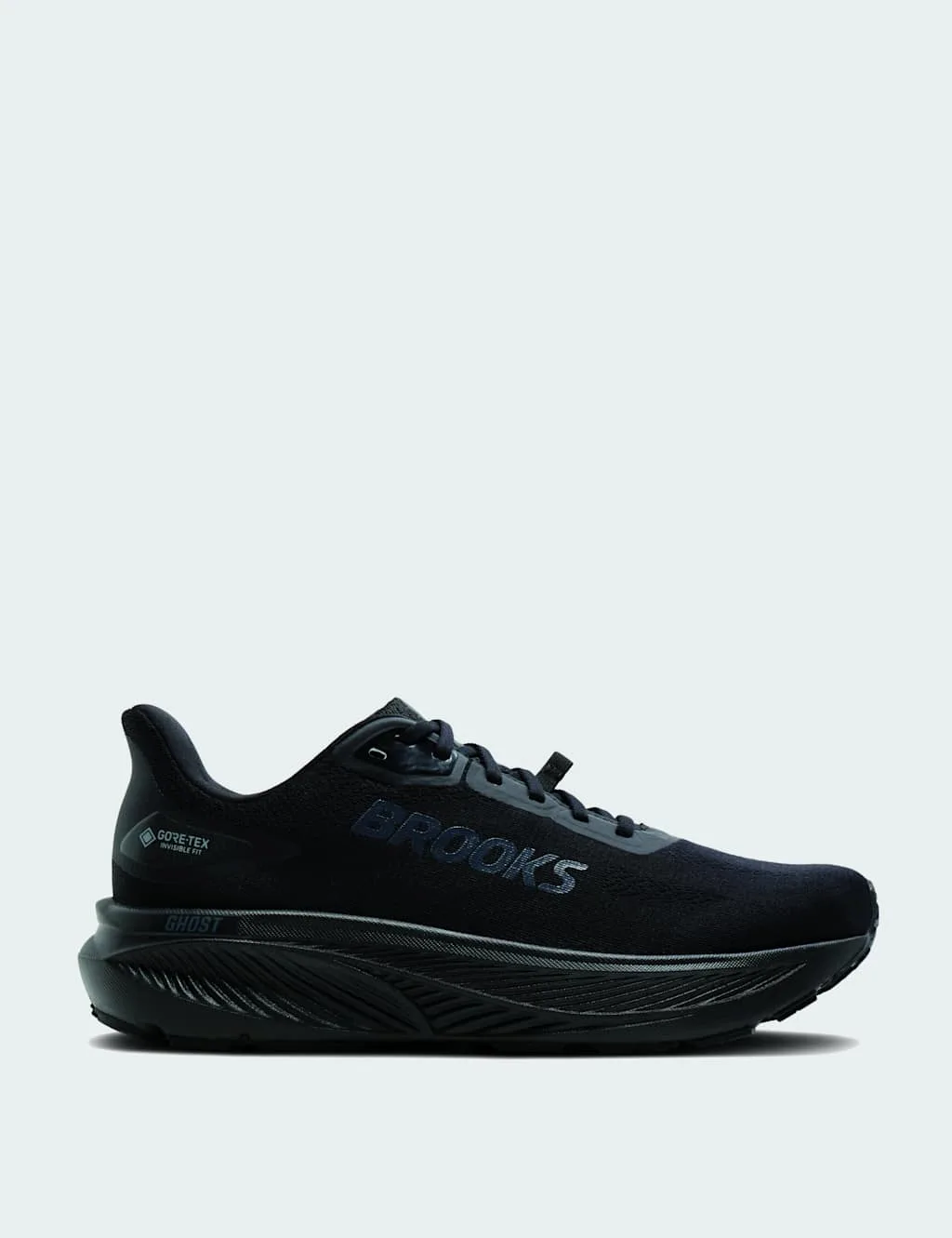 Ghost 18 GTX Waterproof Running Trainers Black male - Brooks - FashionsVida