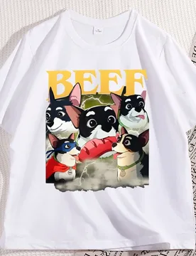 Beef Dispatch Game T-shirt Funny Dog Print T Shirt Men Women Casual Coton Short Sleeve T Shirts Round Neck Tees - Aliexpress - FashionsVida