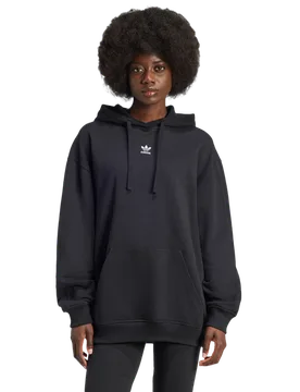 Terry Donna - Felpe con cappuccio Nero - Taglia L (42-44) - Jersey di cotone L (42-44) - Adidas - FashionsVida