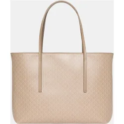 Bolso tote pequeño con estampado monogram