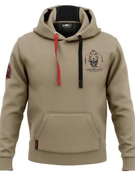 Hardheaded Hoodie Brown S Men - Hotspot Design - FashionsVida