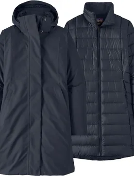 Parka chaude et imperméable - W's Tres 3-in-1 Parka Smolder Blue - Taille XS - Navy - Patagonia - FashionsVida
