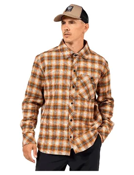 Chemise à Manches Longues Ranch Plaid Fog L - Rossignol - FashionsVida