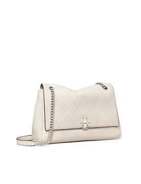 Sac en cuir - Sac bandoulière CHARLIE Medium crème - Tory burch - FashionsVida